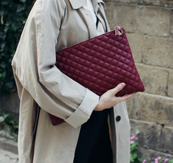 Pure Leather Stylish Clutches For Fashionable Ladyes - Image 20