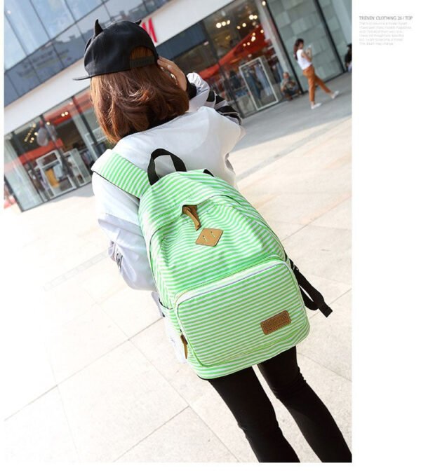 Feminine Canvas Backpack - Image 6