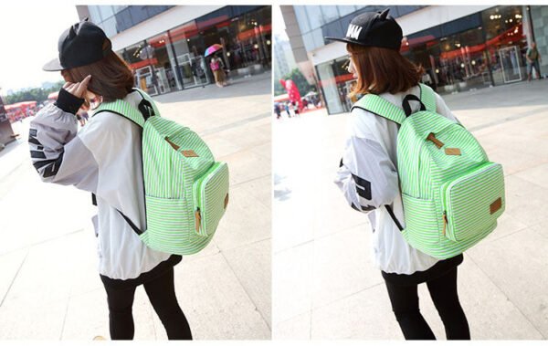Feminine Canvas Backpack - Image 8