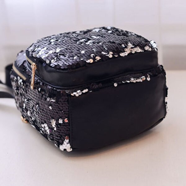 PU Leather Sequins Backpack - Image 17