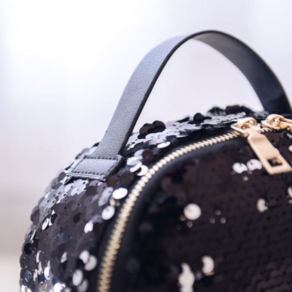 PU Leather Sequins Backpack - Image 19