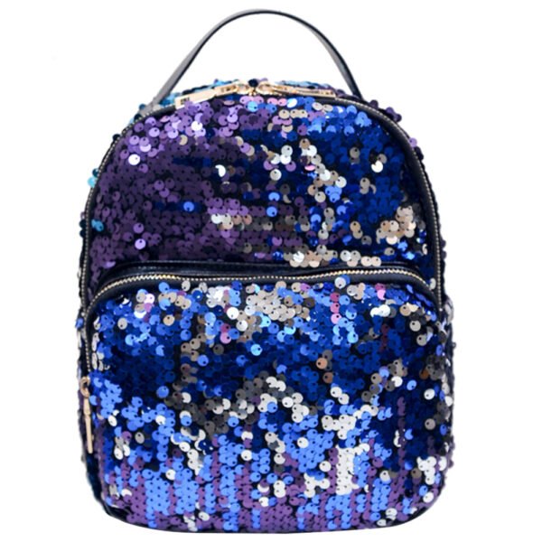 PU Leather Sequins Backpack - Image 2