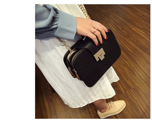 Chain Strap Flap Designer Shoulder Bag - Image 8