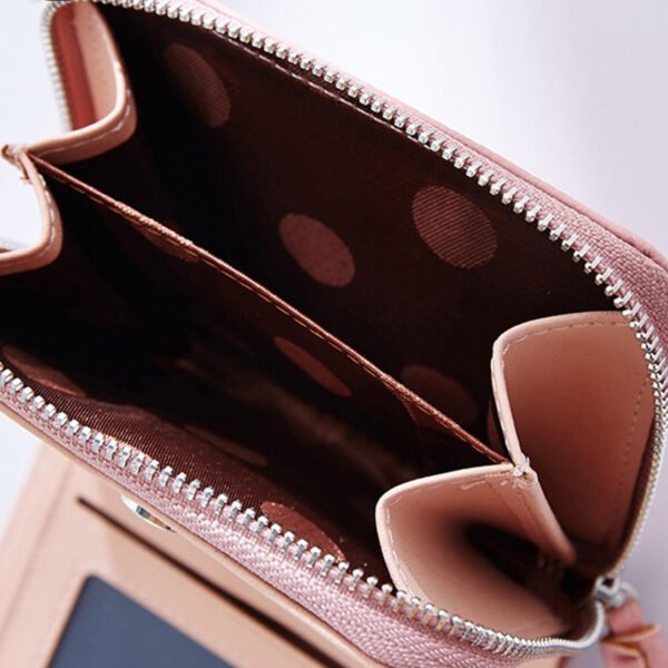 Short Tassel Ladies Mini Card Holder Wallet - Image 12