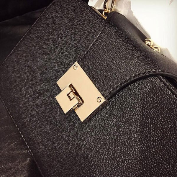 Chain Strap Flap Designer Shoulder Bag - Image 12