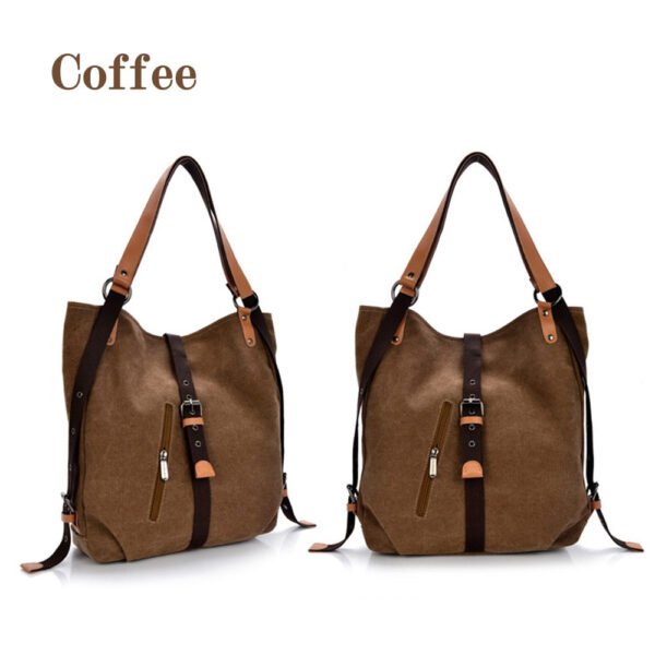 Canvas Shoulder Bag for Women - Image 15