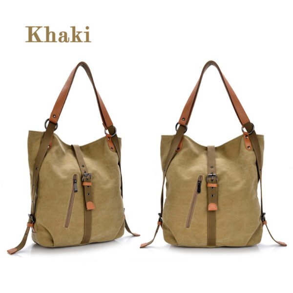 Canvas Shoulder Bag for Women - Image 16