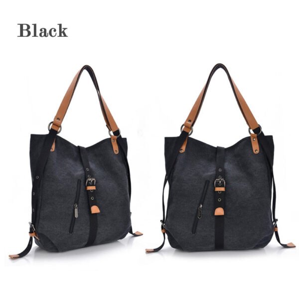 Canvas Shoulder Bag for Women - Image 13