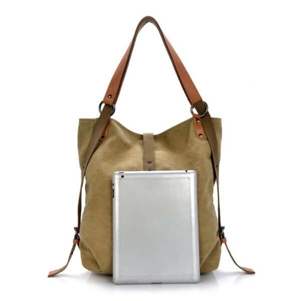 Canvas Shoulder Bag for Women - Image 11