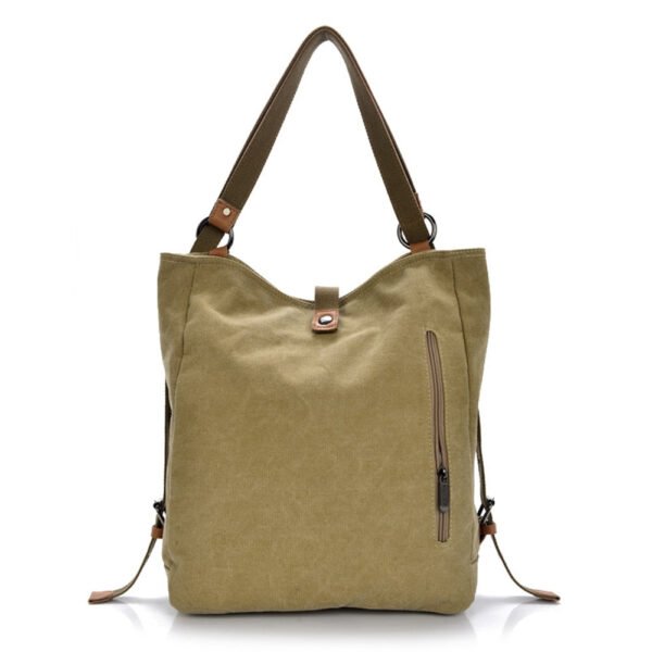 Canvas Shoulder Bag for Women - Image 10