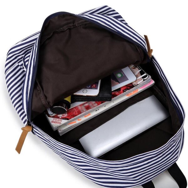 Feminine Canvas Backpack - Image 14