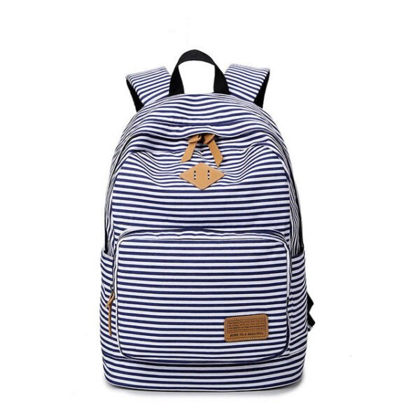 Feminine Canvas Backpack - Image 3