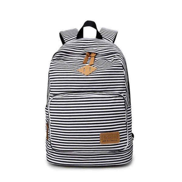 Feminine Canvas Backpack - Image 2