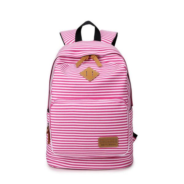 Feminine Canvas Backpack - Image 4