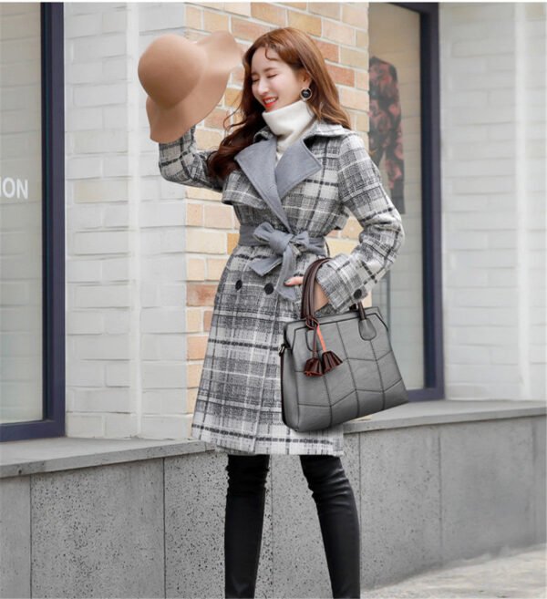 Genuine Leather Casual Tote Handbag - Image 27