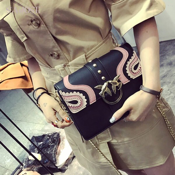 Fashionable Leather Shoulder Bag - Image 8