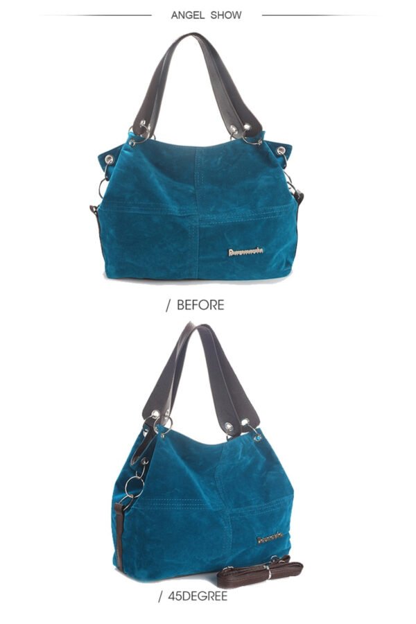 Large Capacity Corduroy Tote Bag - Image 12
