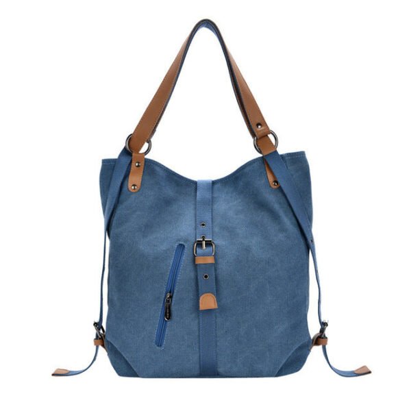 Canvas Shoulder Bag for Women - Image 3