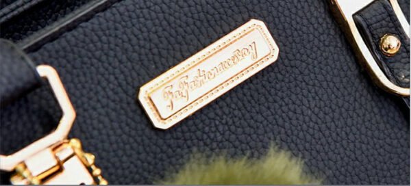 Hairball Ornaments Totes Solid Sequined Handbag - Image 16